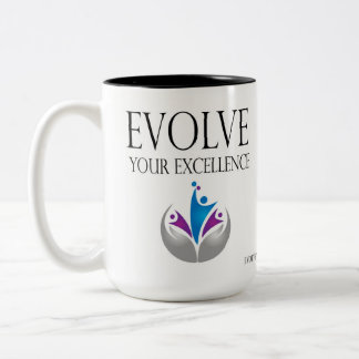 Evolve Your Excellence Two-Tone Coffee Mug
