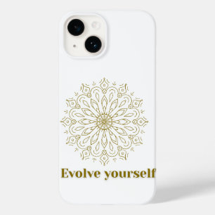 Evolve Yourself" Mandala Art Phone Case