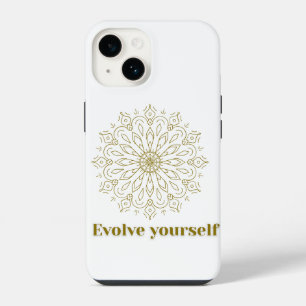 Evolve Yourself" Mandala Art Phone Case