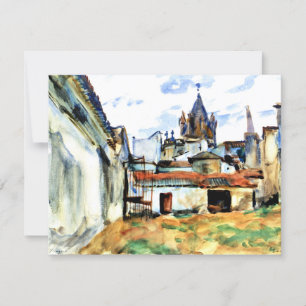 Evora, Portugal - Fine art painting Card