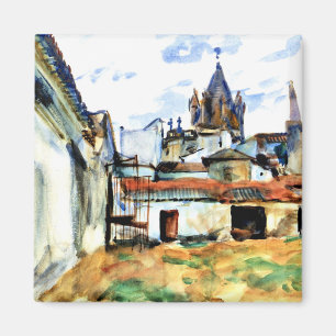 Evora, Portugal - Fine art painting Magnet