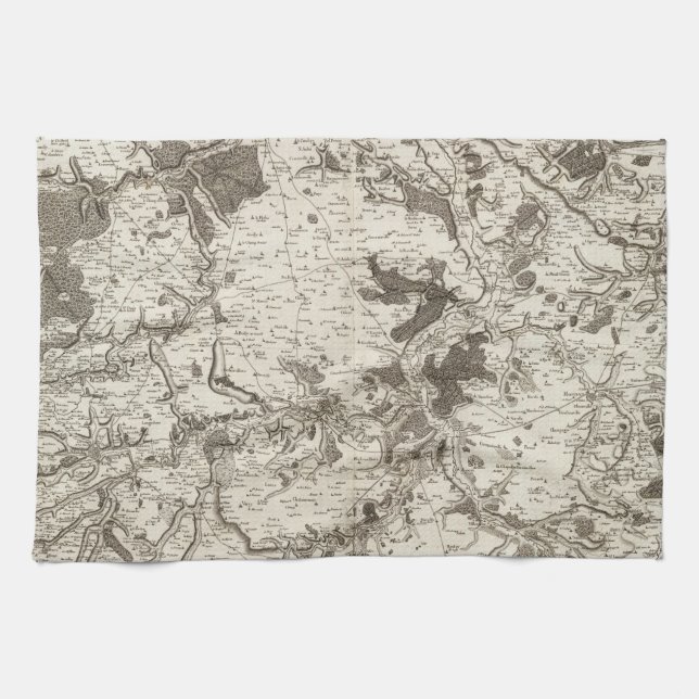 Evreux, Dreux Tea Towel (Horizontal)