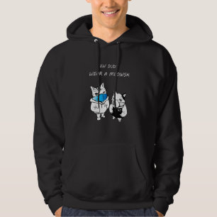Ew Dude Wear A Meowsk Mask Of Kittens Hoodie