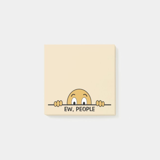 Ew People Beige Post-it Notes (Front)