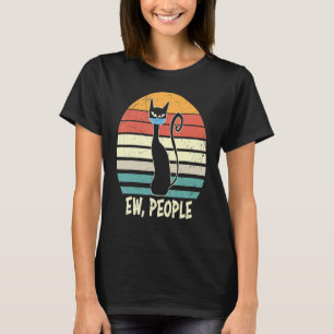 Ew People Black Cat Essentia T-Shirt