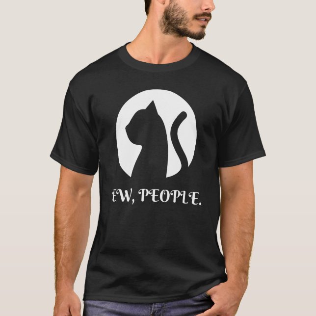 Ew People Cat Meowy Catmas Tee For Cats (Front)