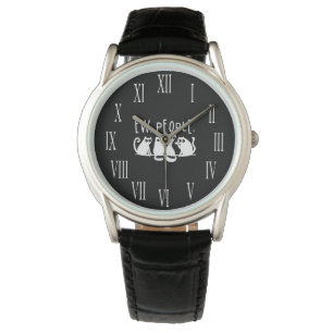 Ew People Funny Meowy Black Cats Watch