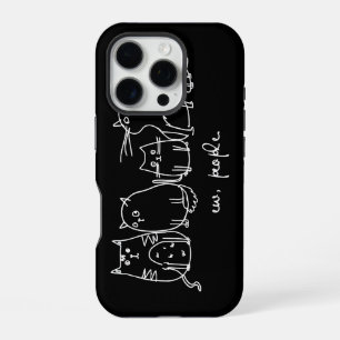 Ew, People Funny Meowy Cat Lovers iPhone 16 Pro Case
