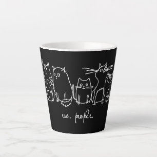 Ew, People Funny Meowy Cat Lovers Latte Mug