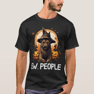 Ew People Halloween Dog T-Shirt