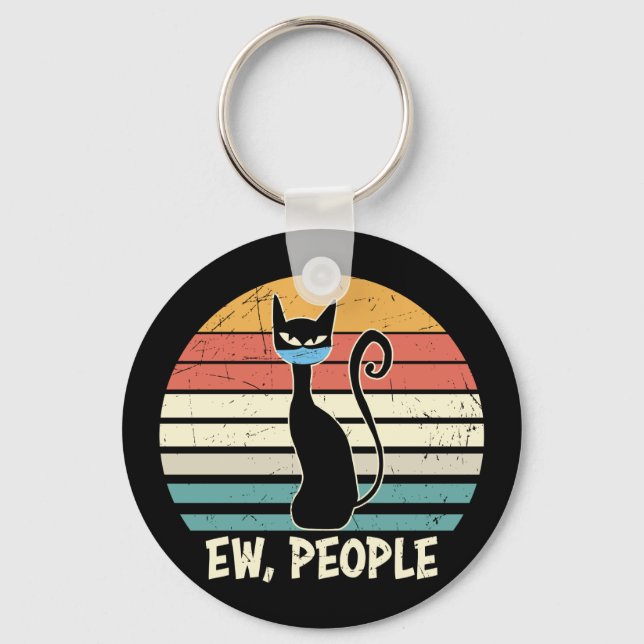 EW. People  Keychain (Front)