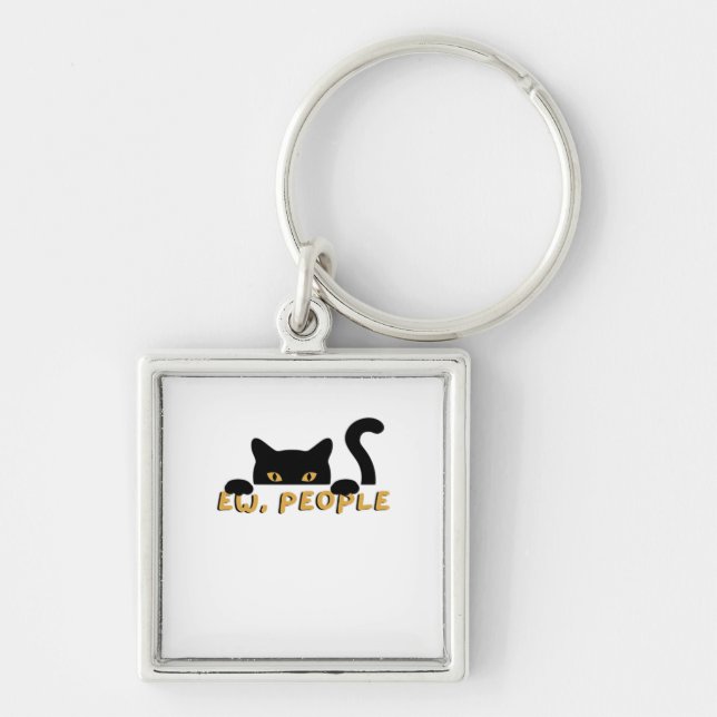 Ew, People - Peekaboo Key Ring (Front)