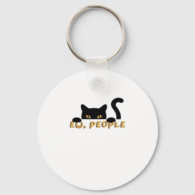 Ew, People - Peekaboo Key Ring (Front)