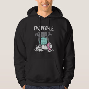 Ew People Pitbull Mask Social Distancing Quarantin Hoodie