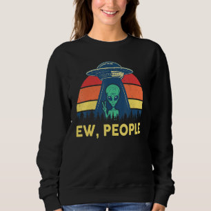 Ew People Retro Alien Costume Kids Youth Adults U Sweatshirt