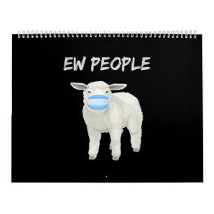 Ew people sheep or lamb in mask Quarantine Gift Calendar