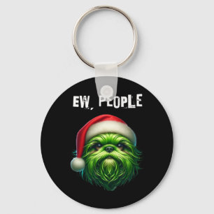 Ew People Shihtzu Dog  Key Ring
