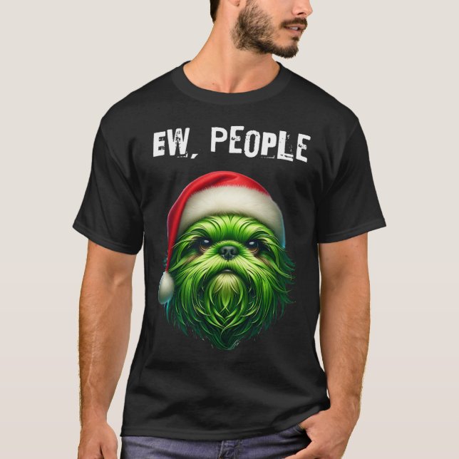 Ew People Shihtzu Dog  T-Shirt (Front)