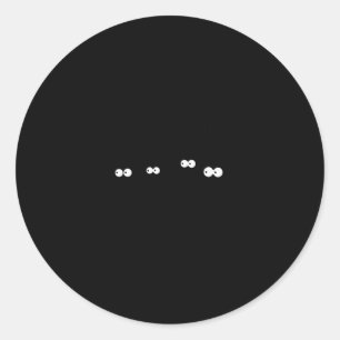 Ew People Shirt Black Cat Ew People Funny Meowy Ca Classic Round Sticker