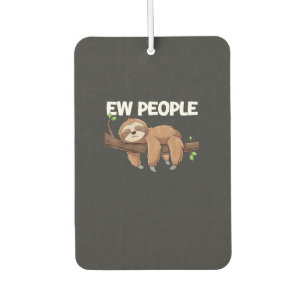 Ew People Sloth T-Shirt Car Air Freshener
