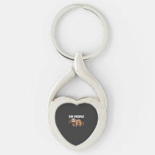 Ew People Sloth T-Shirt Key Ring