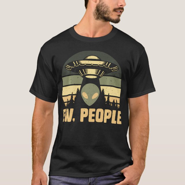 Ew People - Ufo Alien T-Shirt (Front)