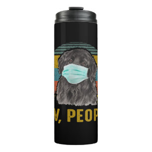 Ew People Vintage   Retro Newfoundland Dog Gift Thermal Tumbler