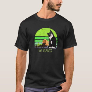 Ew Plant Gardener Succulent Cactus Plant And Cat T-Shirt