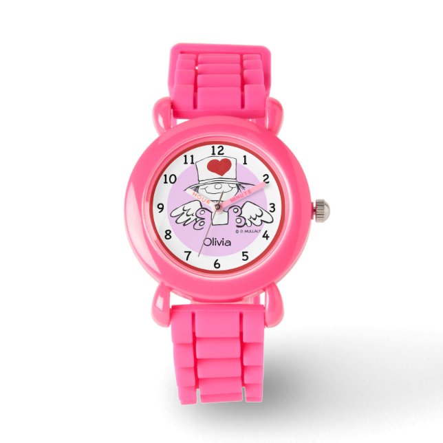 eWatch Customised Heart Fairy Glitter Watch (Front)