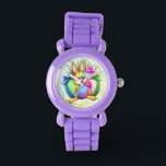 eWatch Watch<br><div class="desc">Funny and Cute Easter Bunny Cartoon Character biting a decorated Egg. Original Digital Art Copyright BluedarkArt.</div>