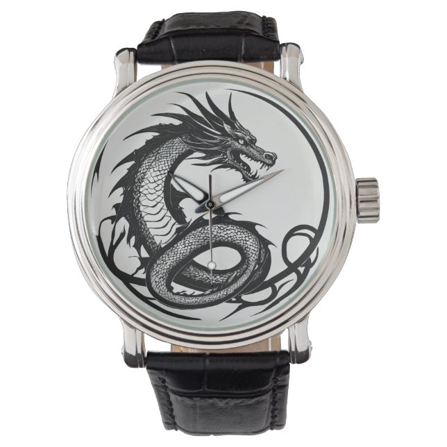 eWatch Watch Dragon Design. (Front)