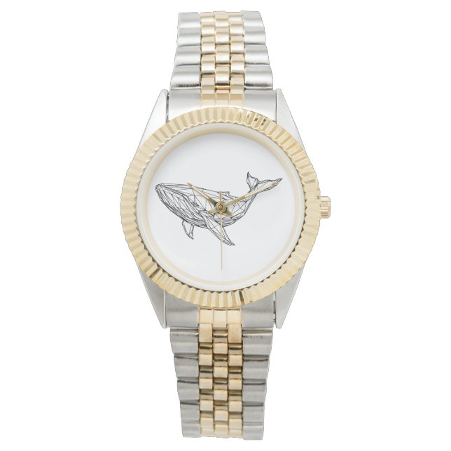 eWatch Watch Minimalist Geometric Whale (Front)