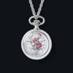 eWatch Watch NECKLACE  WOMEN'S FLOWER STYLE<br><div class="desc">womens ewatch watch necklace FLOWER STYLE DESIGN</div>