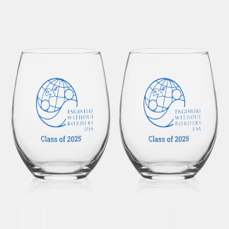 EWB-USA Class of 2025 Stemless Wine Glasses