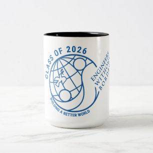 EWB-USA Class of 2026 Shot Glass  Two-Tone Coffee Mug