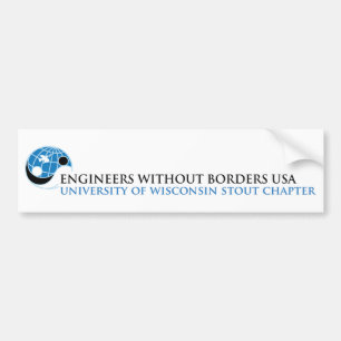 EWB-USA University of Wisconsin Stout Chapter Bumper Sticker
