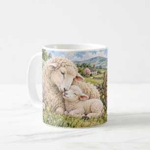 Ewe Are Loved Sheep and Lamb Mug
