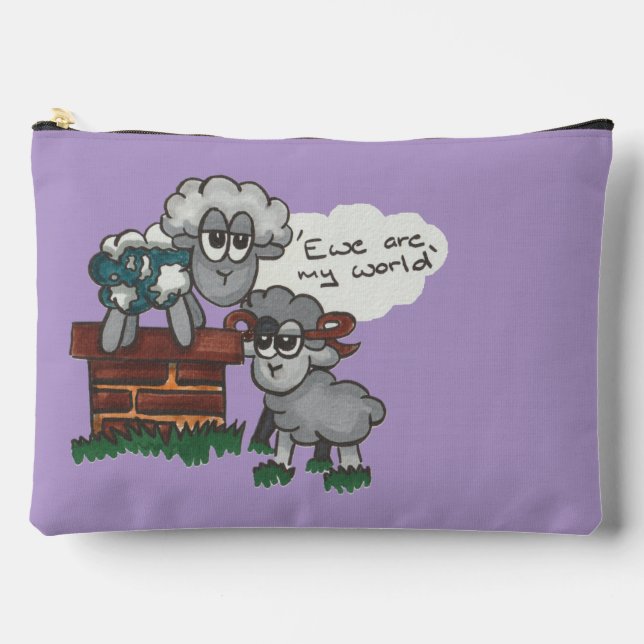 Ewe Are My World Accessory Pouch (Front)
