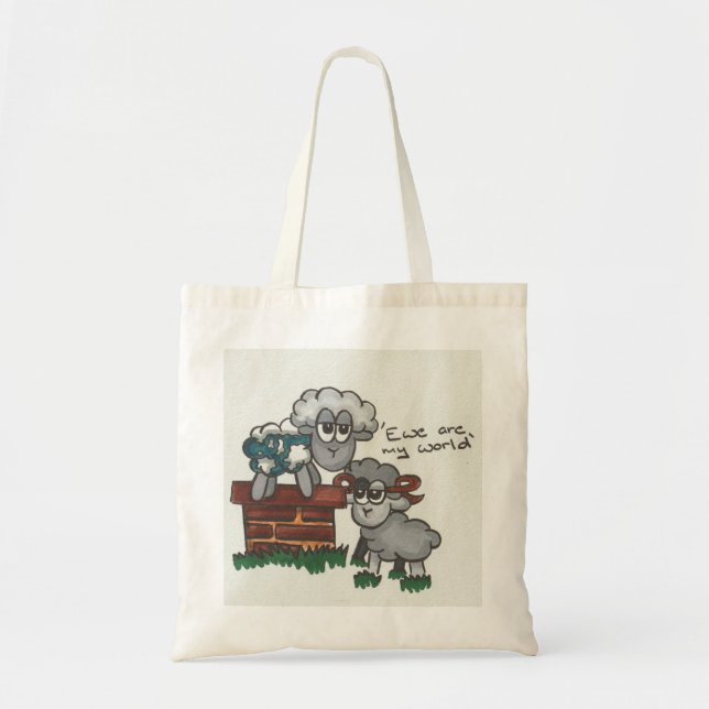 Ewe Are My World Tote Bag (Front)