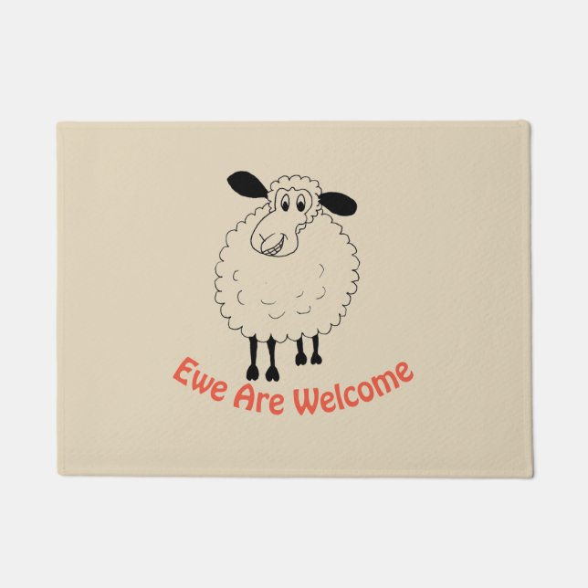 Ewe Are Welcome Doormat (Front)