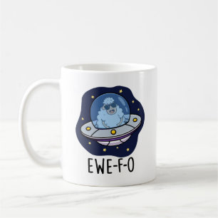Ewe-F-O Funny UFO Pun  Coffee Mug