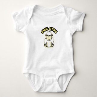 Ewe Jitsu Sheep Baby Bodysuit
