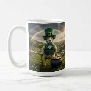 Ewe Leprechaun and Gold Mug