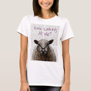 Ewe Looking at Me DeNiro Sheep 2 T-Shirt