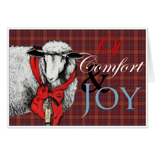 "Ewe" Tidings of Comfort and Joy Card