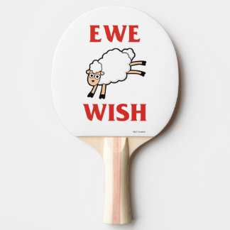 Ewe Wish Ping Pong Paddle