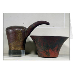 Ewer and basin (copper)