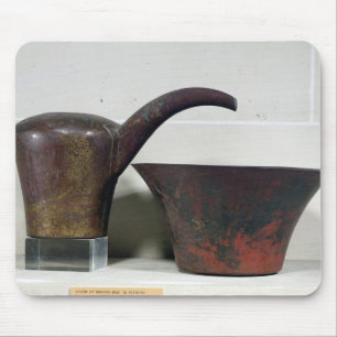 Ewer and basin (copper) mouse pad