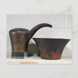 Ewer and basin (copper) postcard