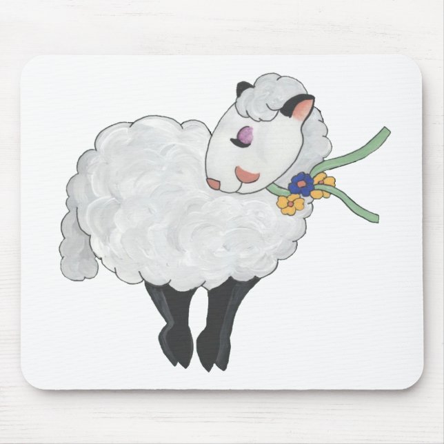 Ewe's not Fat, Ewe's Fluffy! Mouse Pad (Front)